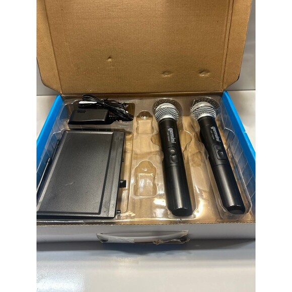 Gemini UHF-02M-S34 533.7+537.2 MHz Dual Channel UHF Wireless Handheld System - Picture 2 of 8